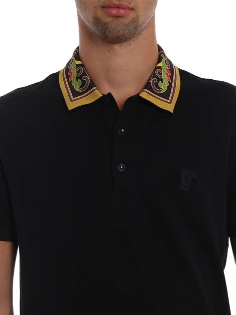 versace collection medusa polo shirt